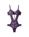 Sweet Role Sheer Lace Push-Up Bodysuit – Lavender