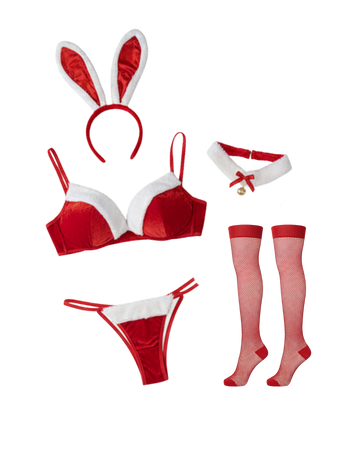 Crimson Dream Red Babydoll Set – Classic Red