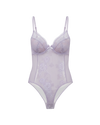 Crimson Dream Structured Lace Bodysuit – Lilac